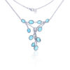 Gargantilla plata 925 Larimar gapl-001