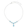 Gargantilla plata 925 Larimar gapl-008