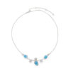 Gargantilla plata 925 Larimar gapl-009