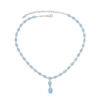Gargantilla plata 925 Larimar gapl-011