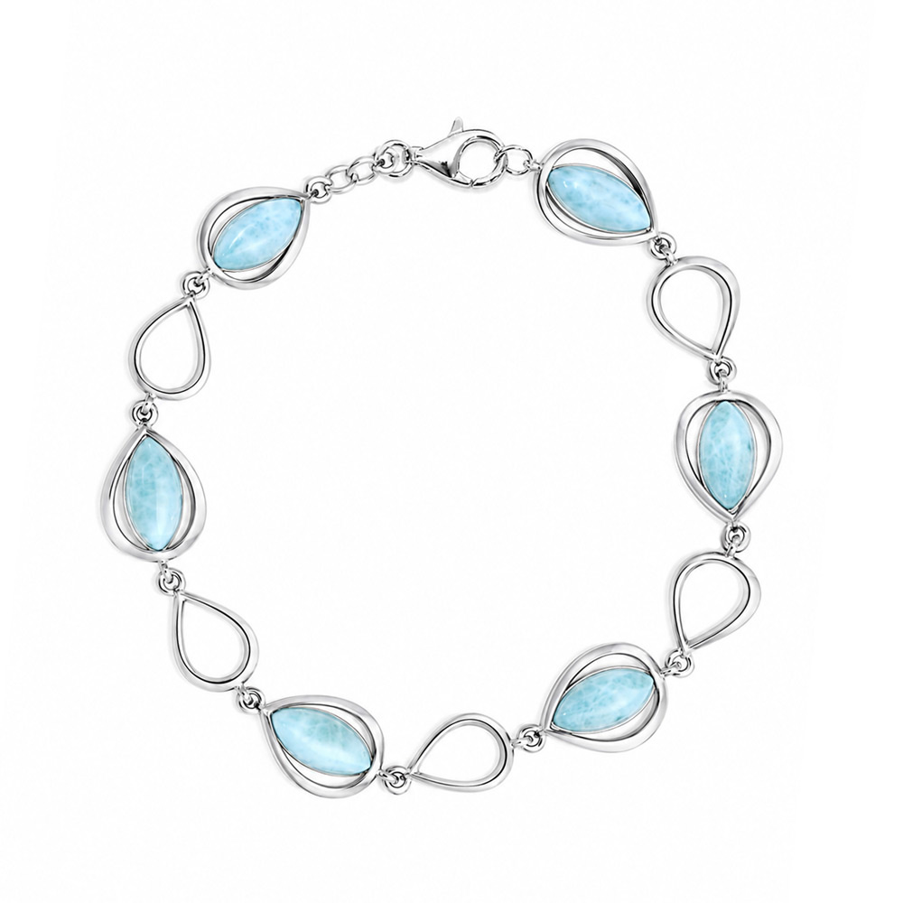 Guillo plata 925 Larimar gpl-005