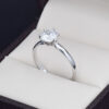 Anillo compromiso Oro 14k zirconias Joyeria Alahas Soloz-406