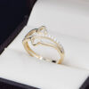 Anillo promesa Oro 14k Zirconias Joyeria Alahas ANO-220