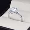 Anillo Compromiso Plata 925 Zirconias Joyeria Alahas ABPS-057
