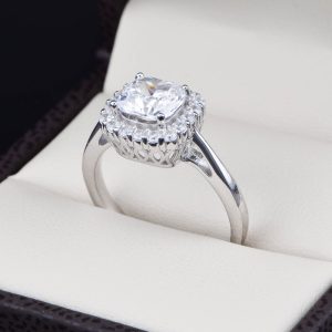 Anillo Compromiso Plata 925 Zirconias Joyeria Alahas ABPS-058