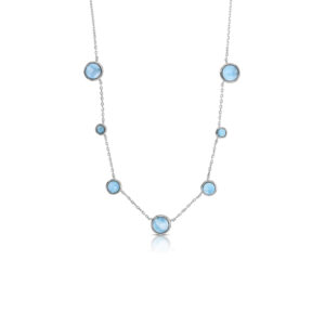 Gargantilla plata 925 Larimar gapl-004