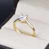 Anillo Compromiso Oro 14k Zirconias Joyeria Alahas SOLOZ-431