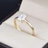 Anillo Compromiso Oro 14k Zirconias Joyeria Alahas SOLOZ-435