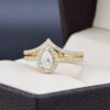 Duo de boda Oro 14k Zirconias Joyeria Alahas DO-194
