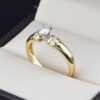 Anillo compromiso Oro 14k Diamantes SDIAM-244