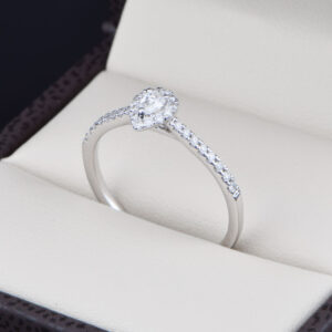 Anillo compromiso Oro 14k Diamantes SDIAM-246