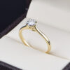 Anillo compromiso Oro 14k Diamantes SDIAM-263