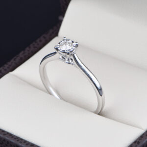 Anillo compromiso Oro 14k Diamantes SDIAM-264