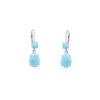 Arete Plata 925 Larimar Joyeria Alahas ARTPL-022