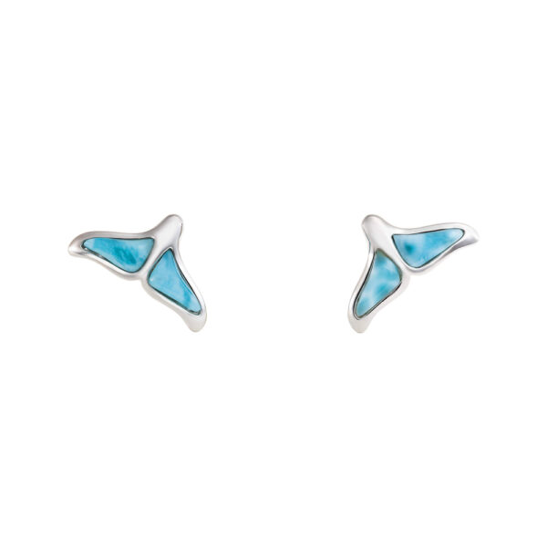 Aretes Plata 925 y Larimar Joyeria Alahas DORP-087