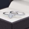 Duo de boda Oro 14k Diamantes Joyeria Alahas DDIAM-102