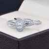 Duo de boda Oro 14k Diamantes Joyeria Alahas DDIAM-108