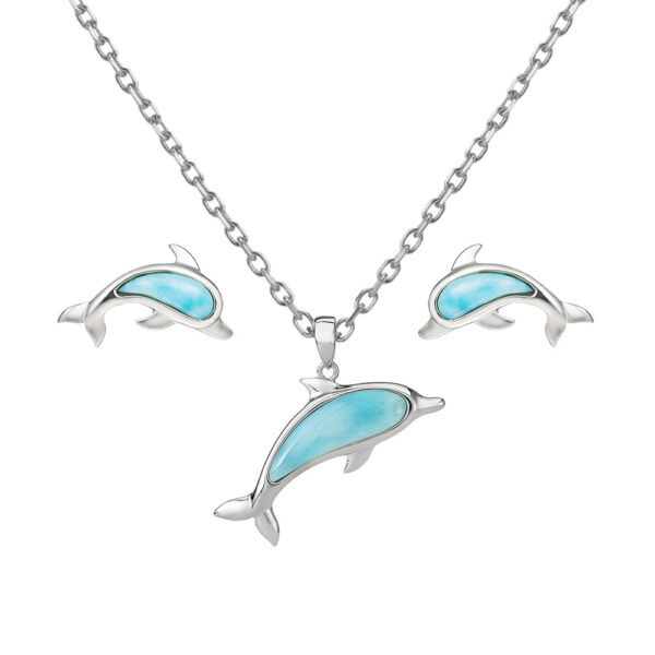 Set Larimar en Plata 925 Joyeria Alahas SP-105