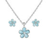 Set en plata 925 con Larimar Alahas SPL-004