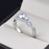 Anillo compromiso Plata 925 Zirconias Joyeria Alahas ABPS-062