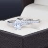 Duo de boda Plata 925 Zirconias Joyeria Alahas ABPD-044