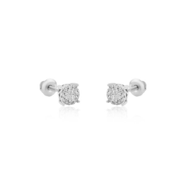 Dormilona en oro 14k con diamantes
