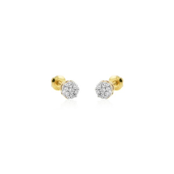 Dormilona en oro 14k con diamantes