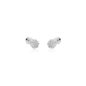 Dormilona en oro 14k con diamantes