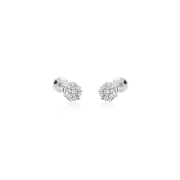Dormilona en oro 14k con diamantes