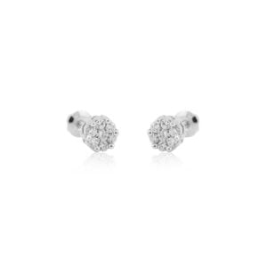 Dormilona en oro 14k con diamantes