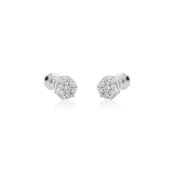 Dormilona en oro 14k con diamantes