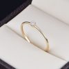 Anillo de promesa oro 14k diamantes AND-002