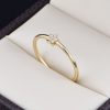 Anillo de promesa oro 14k diamantes AND-003