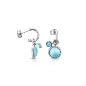 Dormilona Larimar Plata 925 Joyeria Alahas DORP-096