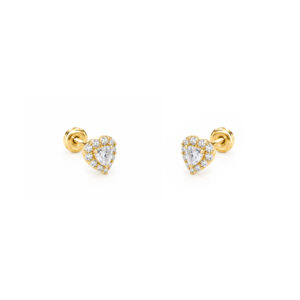 Dormilona oro 14k con rosca para bebe