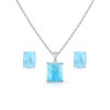 Set en plata 925 con Larimar Alahas SPL-001