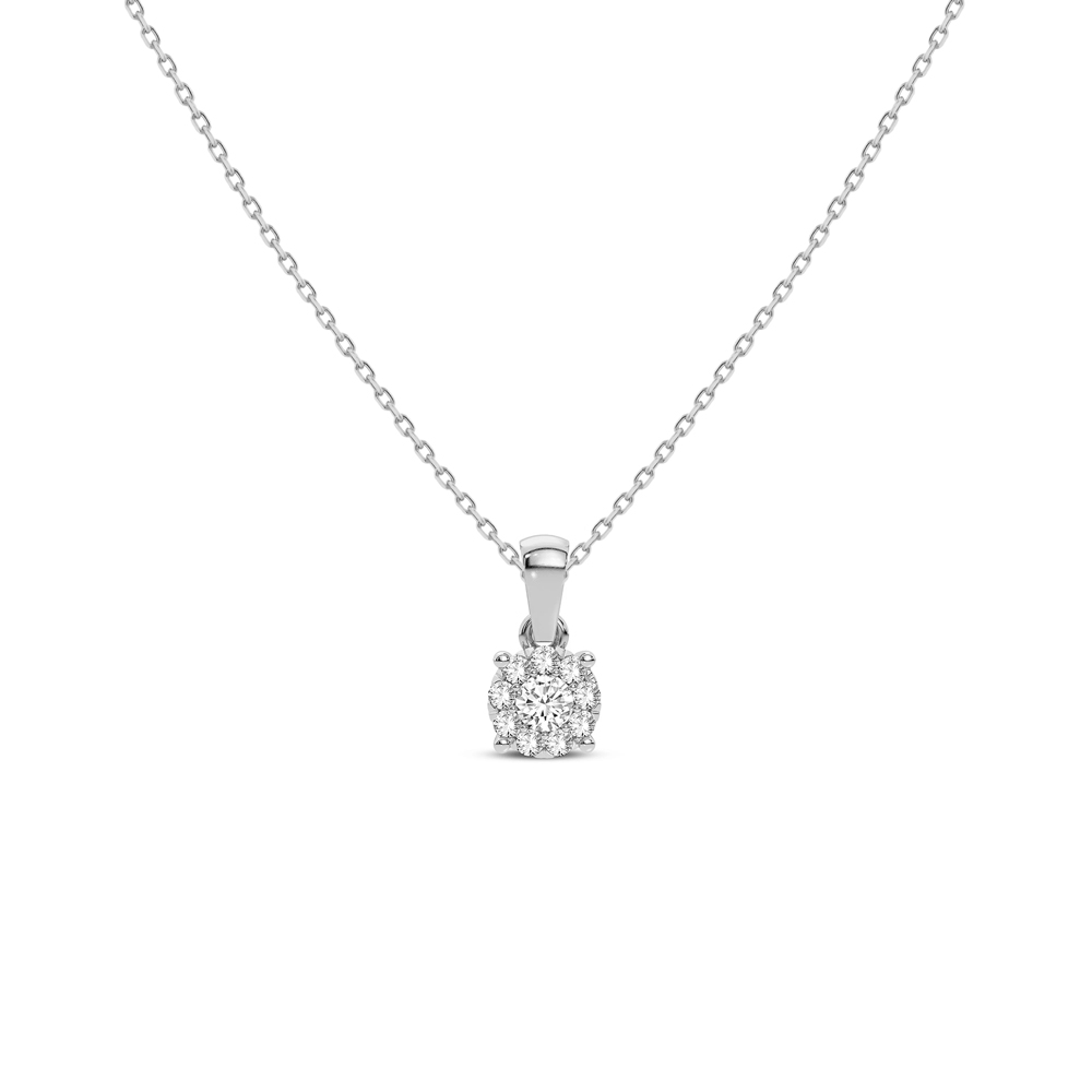 Cadena con dije Oro 14k Diamantes