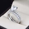 Duo de boda en plata 925 abpd-006