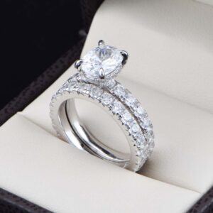 Duo de boda en plata 925 abpd-006