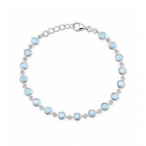 Guillo en plata 925 con Larimar