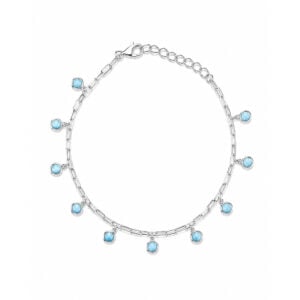 Guillo en plata 925 con Larimar