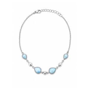 Guillo en plata 925 con Larimar