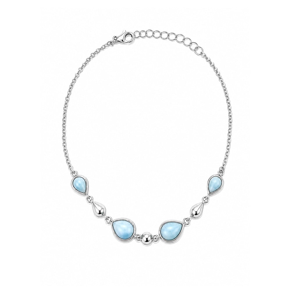 Guillo en plata 925 con Larimar